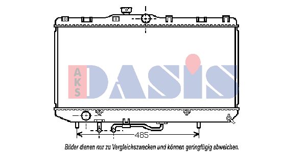 AKS DASIS Radiators, Motora dzesēšanas sistēma 210036N